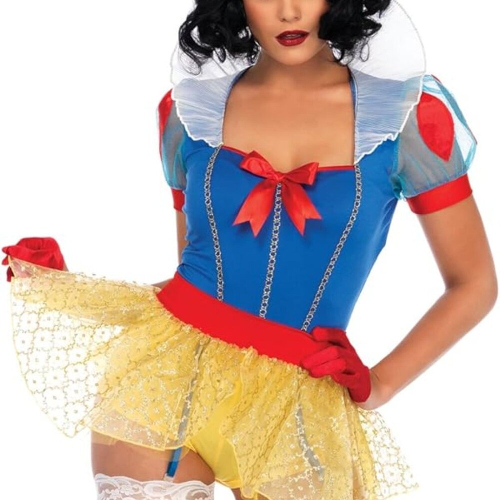 Leg Avenue womens 3PC.Sexy Miss Snow Costume size S